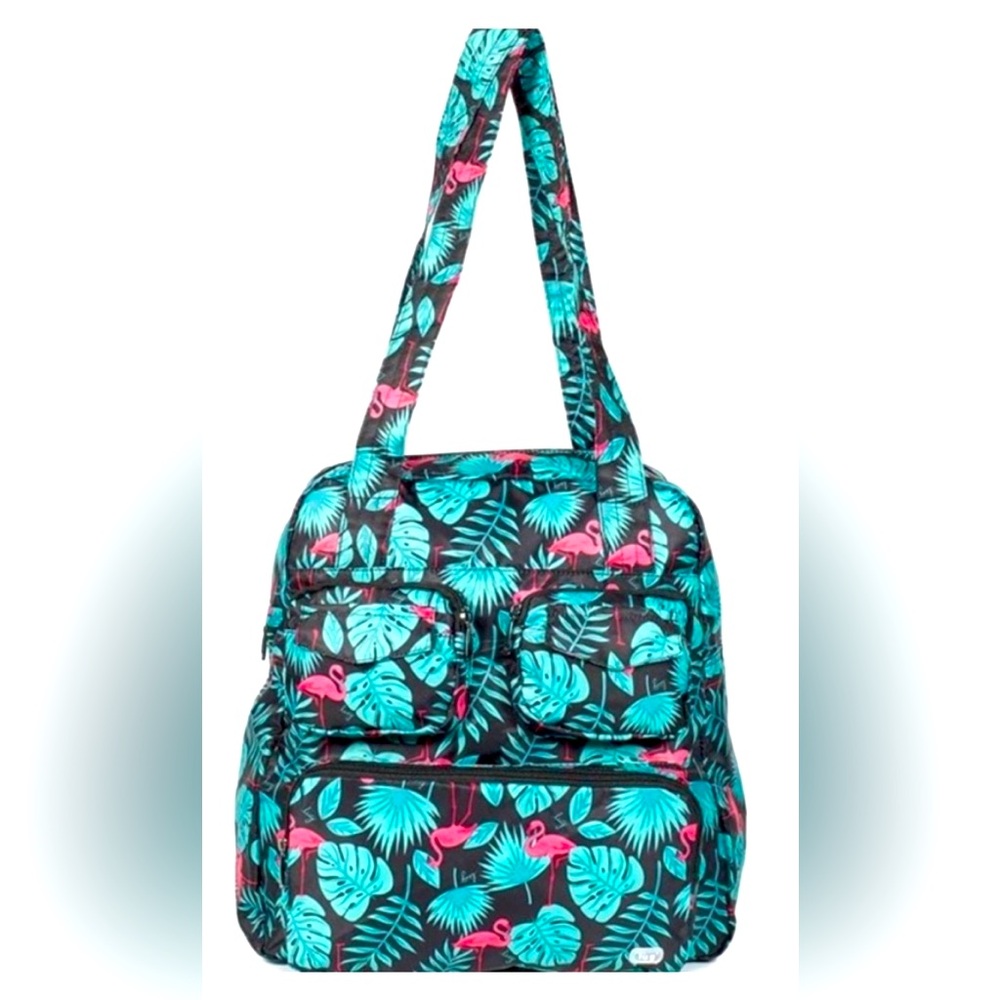 Lug Flamingo 🦩 Packable Puddle Jumper Tote Bag